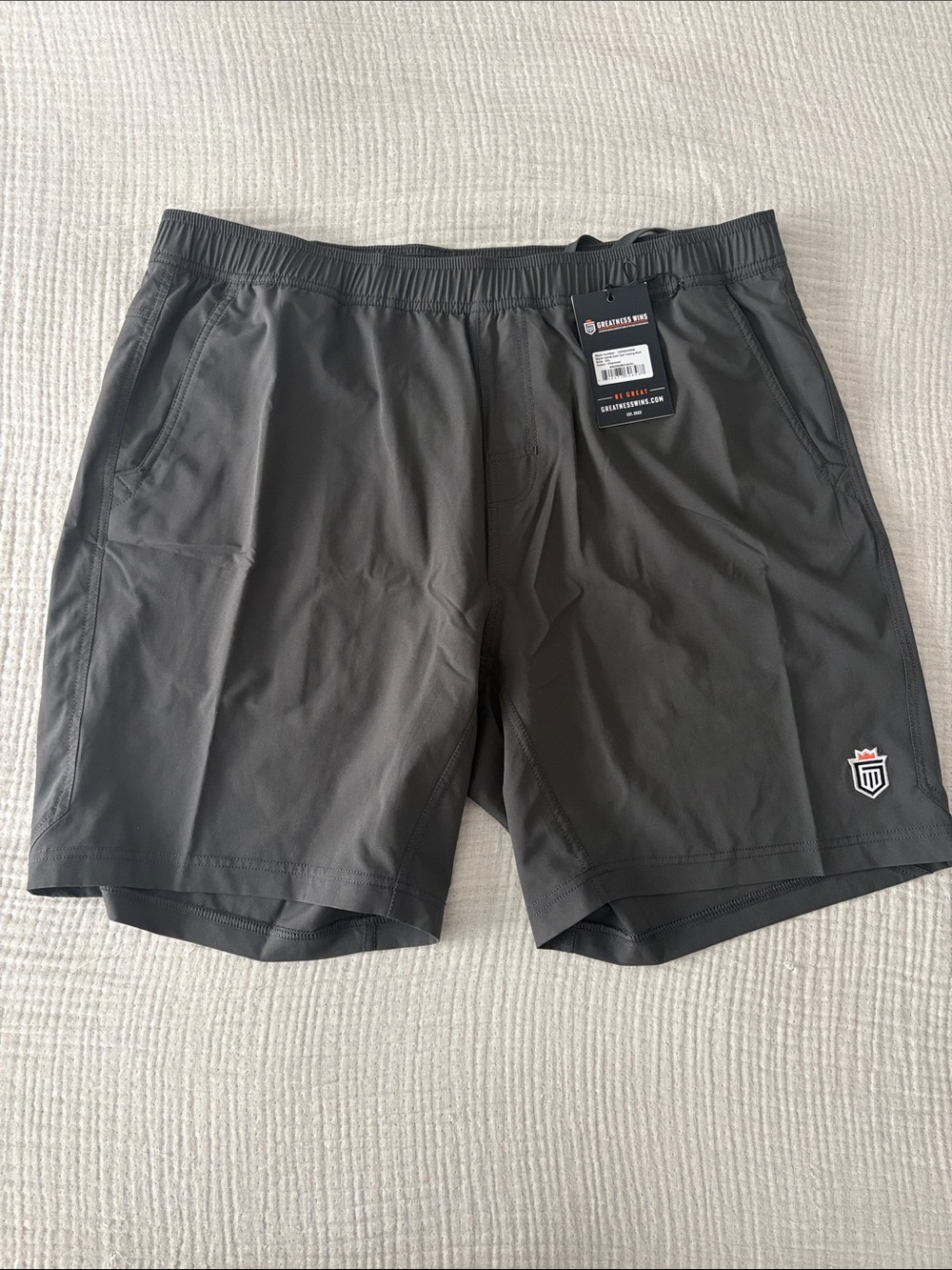 NWT Greatness Wins Men’s Performance Shorts - Dark Gray
